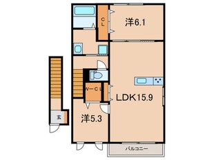 クラーラ　ハウスの物件間取画像